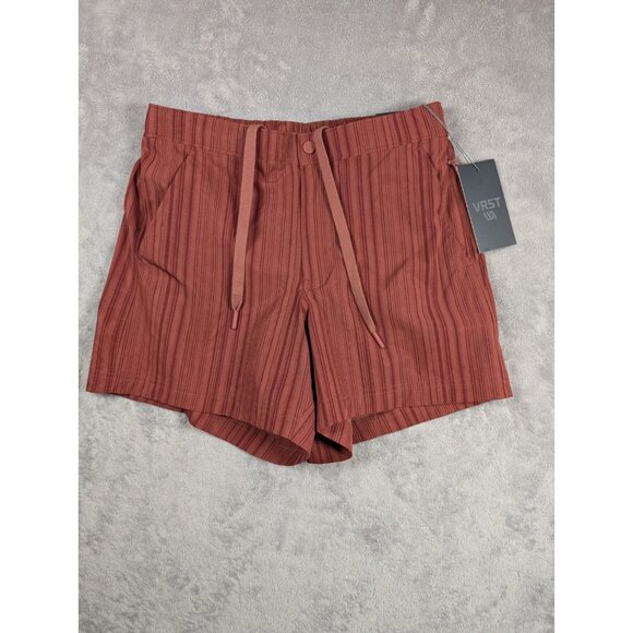 VRST Resort Swim Trunks Shorts Mens Small Red Slim Fit Stretch Mesh Lined Pool - Picture 5 of 11